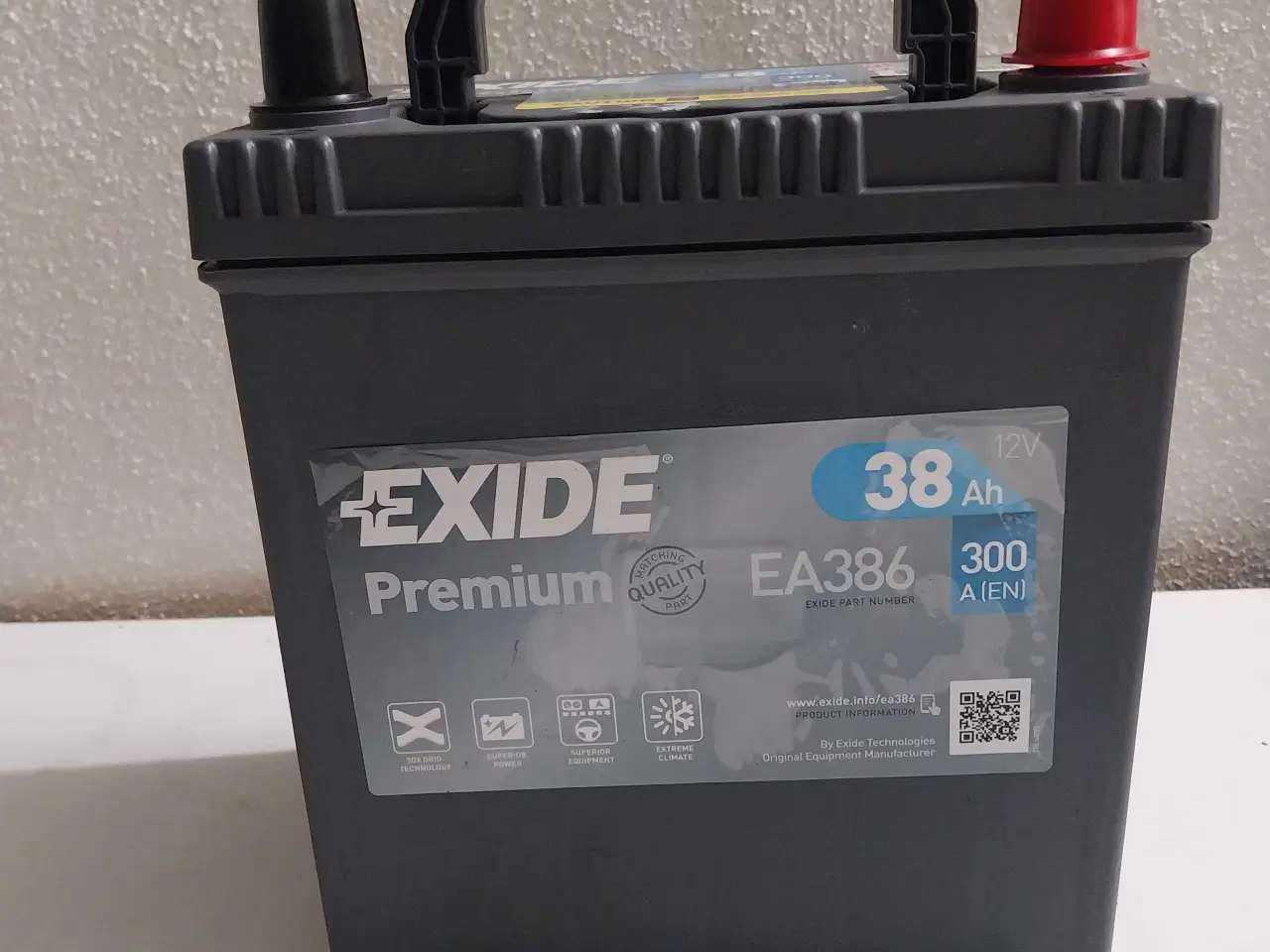 Billede 1 - Batteri. Exide premium EA386