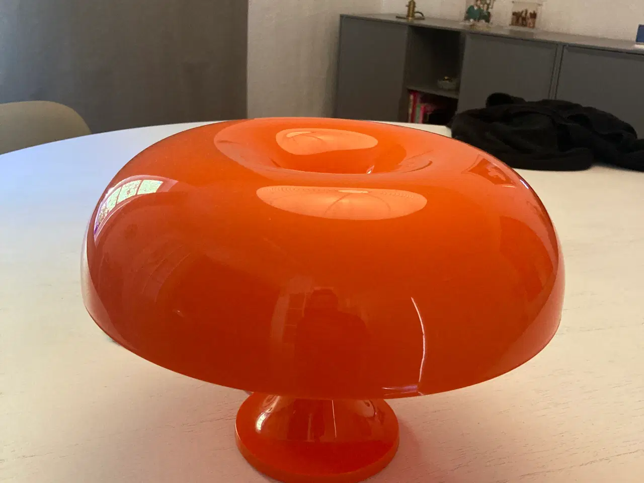 Billede 1 - Lampe orange “retro”