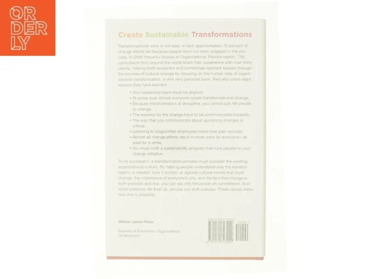 Billede 2 - Shift! Powerful Stories of Organizational Transformation af . (Bog)