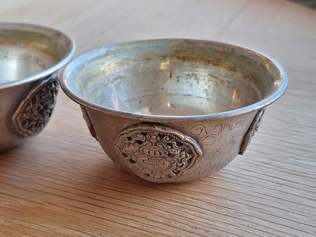 Billede 2 - Forsølvede offerskåle 
