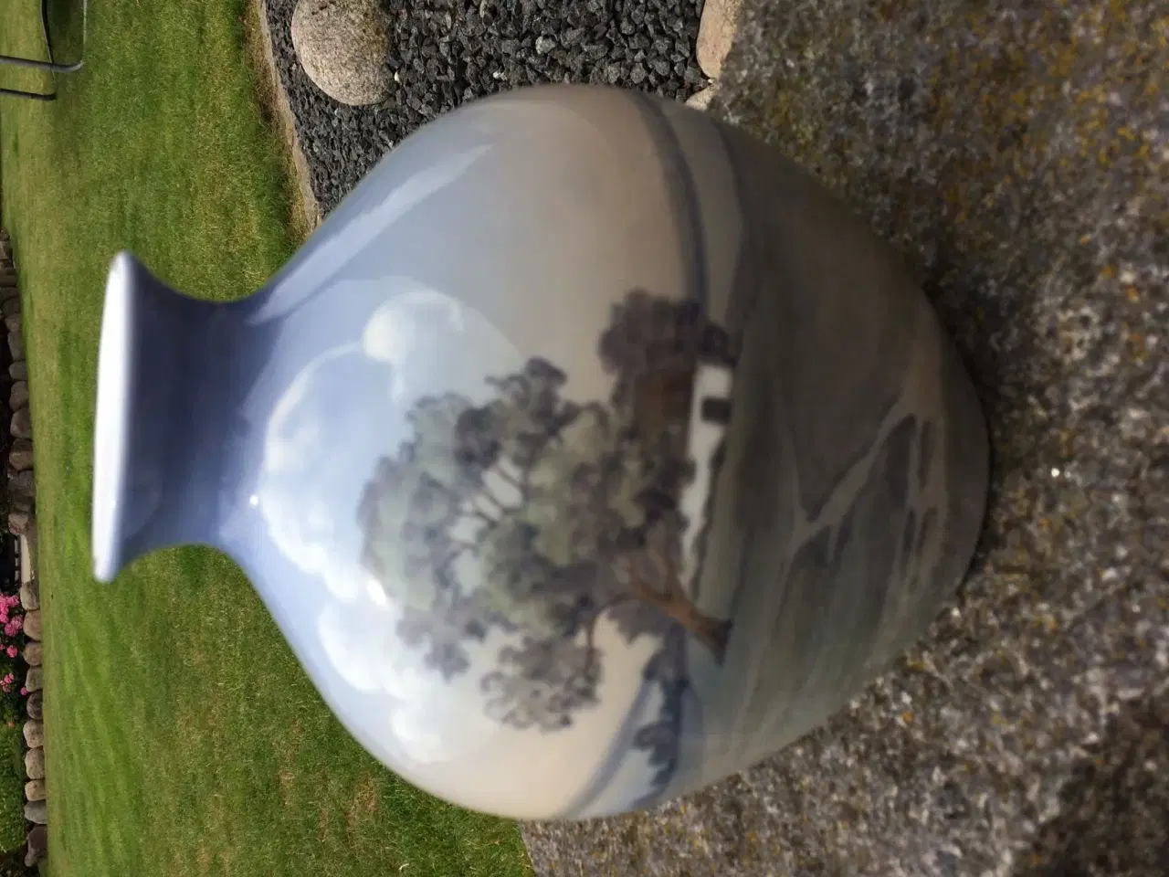 Billede 1 - B&G vase med motiv