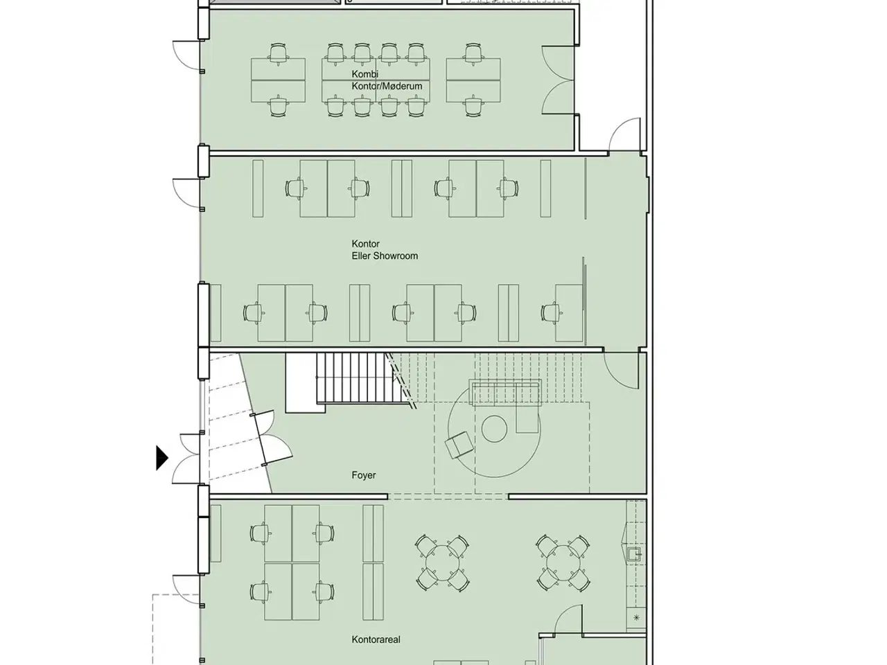 Billede 19 - Højloftet erhvervslejemål med udsigt til bugten