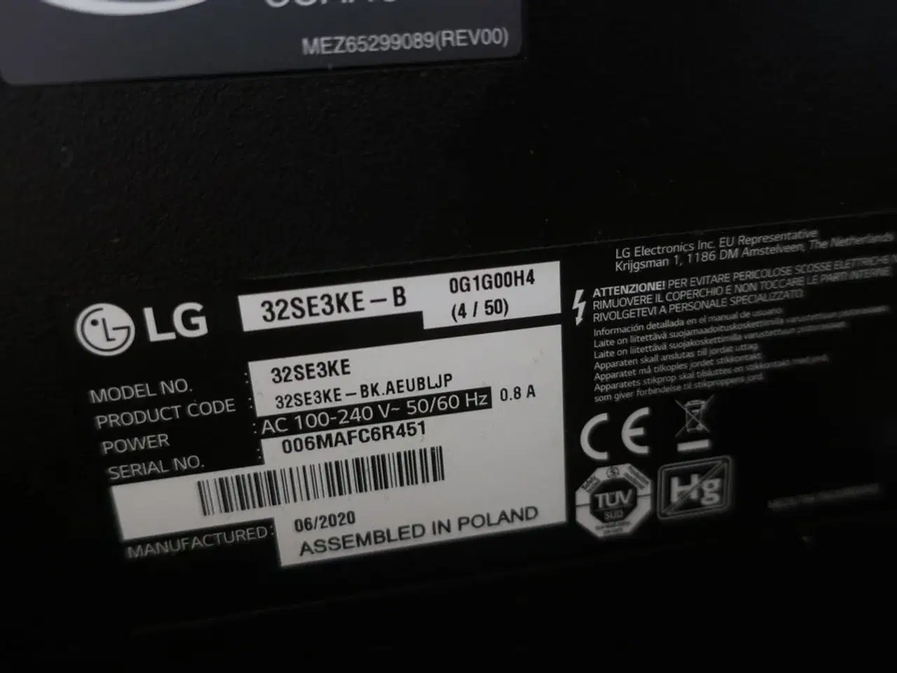 Billede 3 - 3 stk. 32" LG skærme 32SE3KE-B
