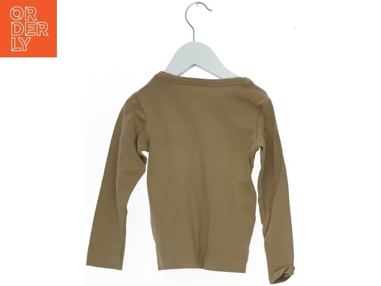 Billede 2 - Langærmet brun bluse fra House Of Kids (str. 98)