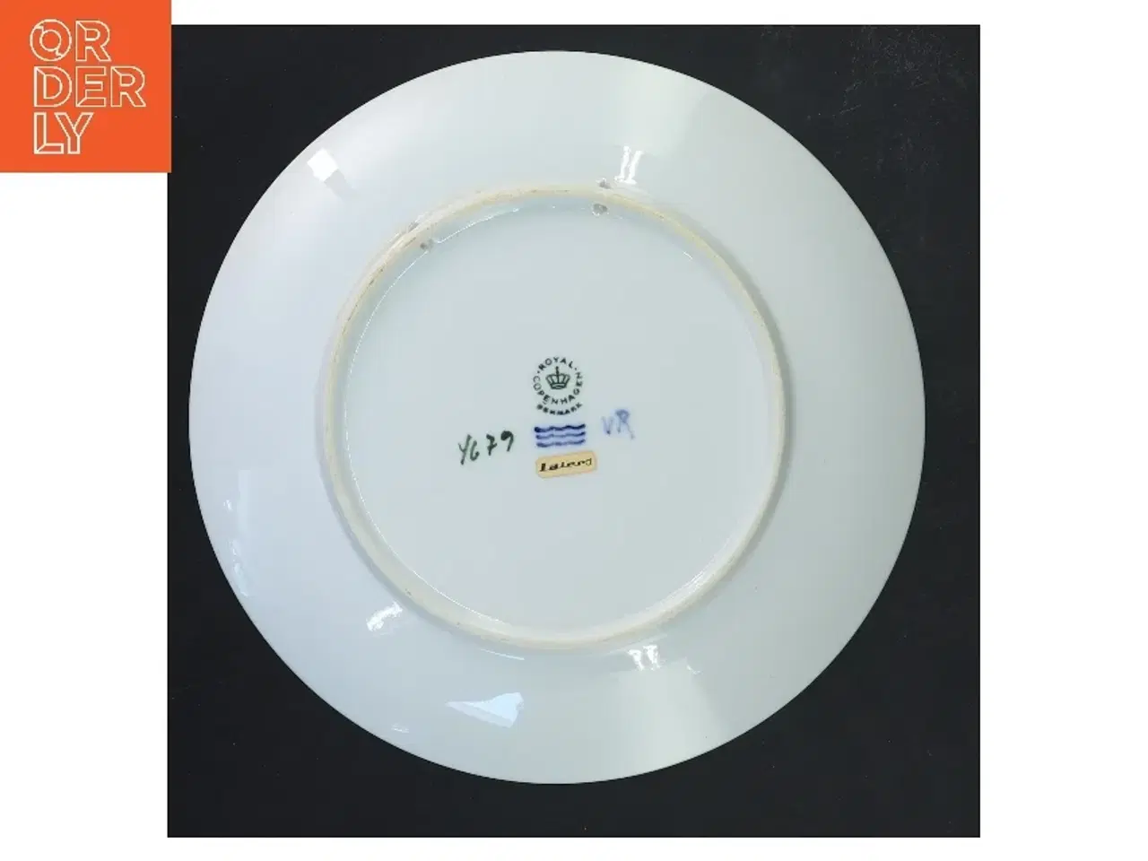 Billede 3 - Porcelænstallerken med Lille Havfrue motiv fra Royal Copenhagen (str. Ø 20,5 cm)