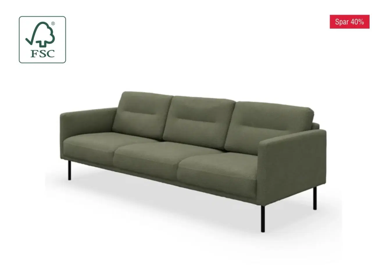 Billede 4 - Som ny Larvik 3 personers sofa