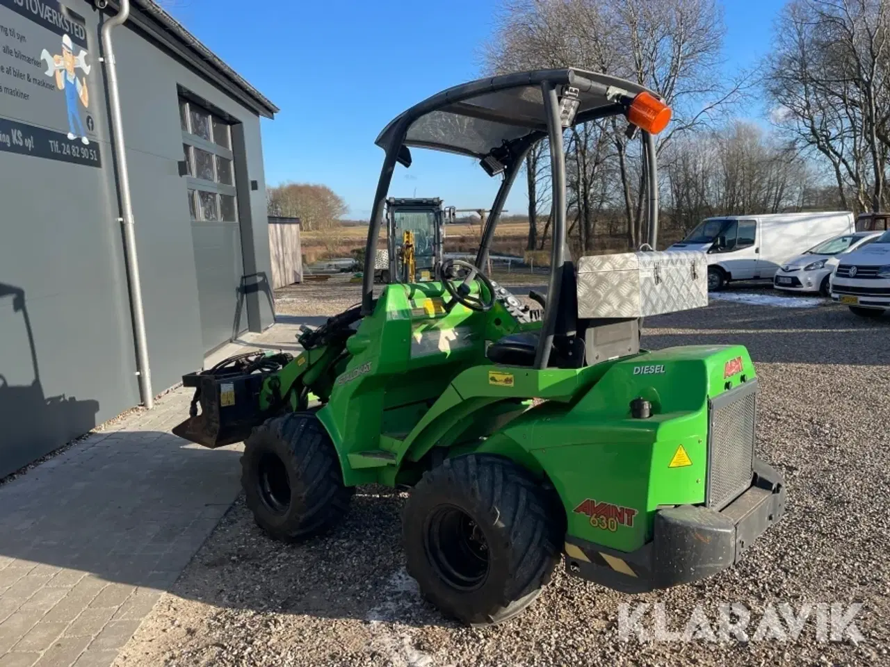 Billede 7 - Minilæsser Avant Staldkat 630 med siloklo