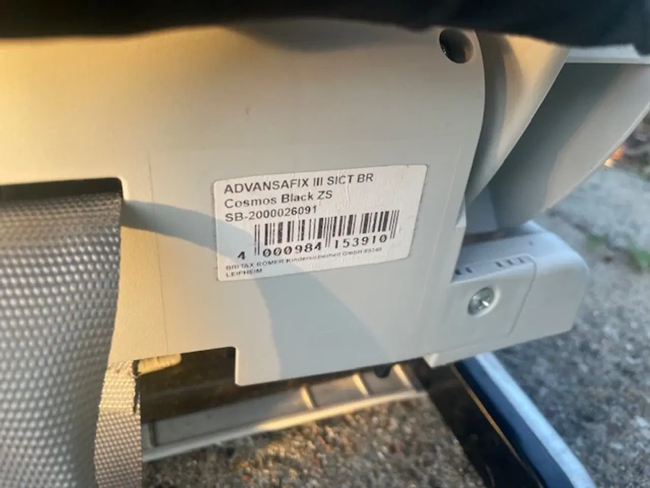 Billede 4 - Autostole Britax Römer Advansafix (2 stk.)