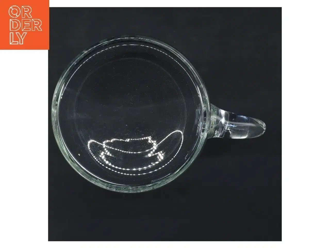 Billede 3 - Glaskande med hank (str. Ø 10,5 cm længde 17 cm)