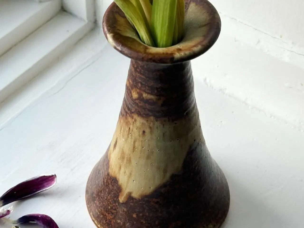 Billede 2 - Lysestage, keramik, sign. Visby