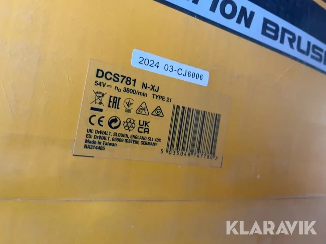 Billede 5 - Sav DeWalt DCS781N