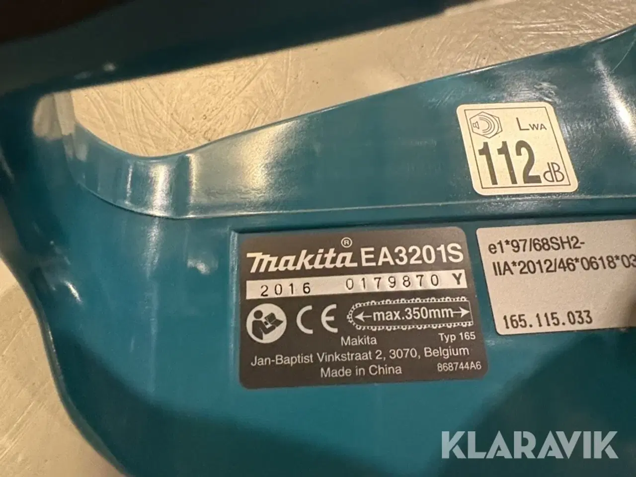 Billede 8 - Motorsav Makita EA3201S