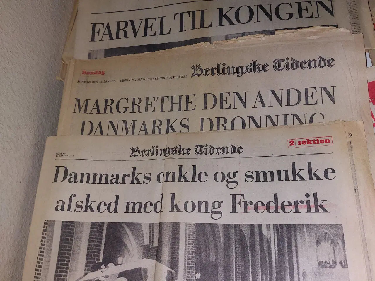 Billede 4 - Gamle aviser og blade Fra bl.a. 1911, 1972 m.fl.