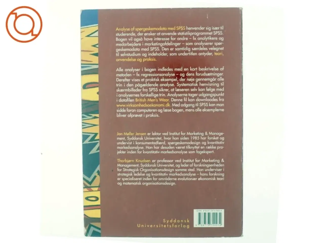 Billede 3 - Analyse af spørgeskemadata med SPSS : teori, anvendelse og praksis af Thorbjørn Knudsen (f. 1955-04-09) (Bog)