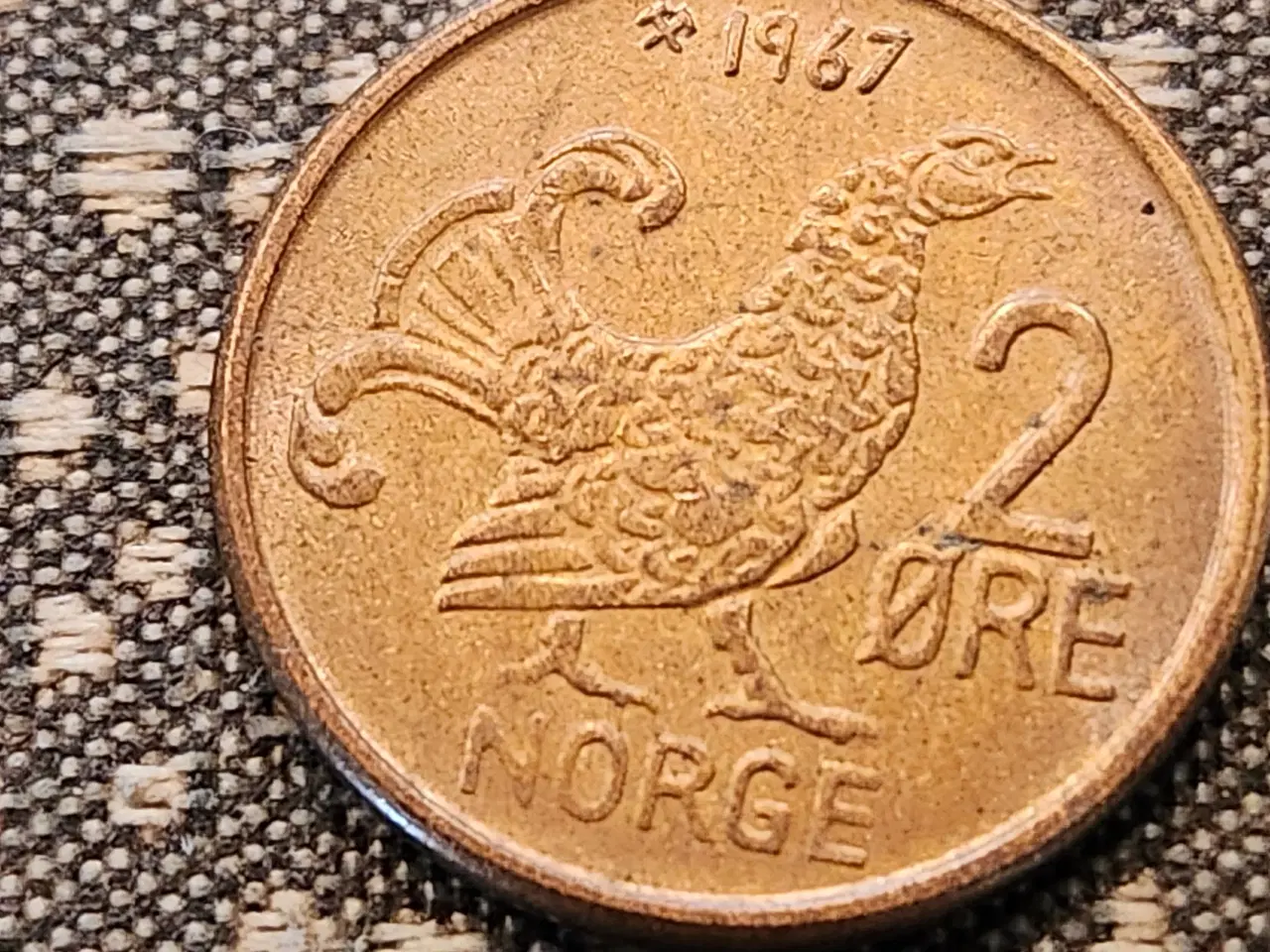 Billede 1 - 2 øre Norge 1967