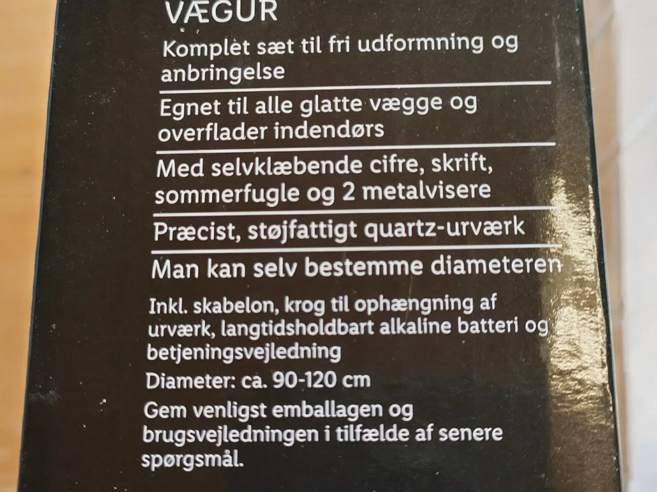 Billede 2 - Vægur