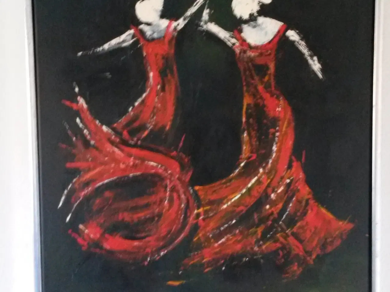 Billede 3 - 2 flotte malerier på 64-84 cm i lækre farver