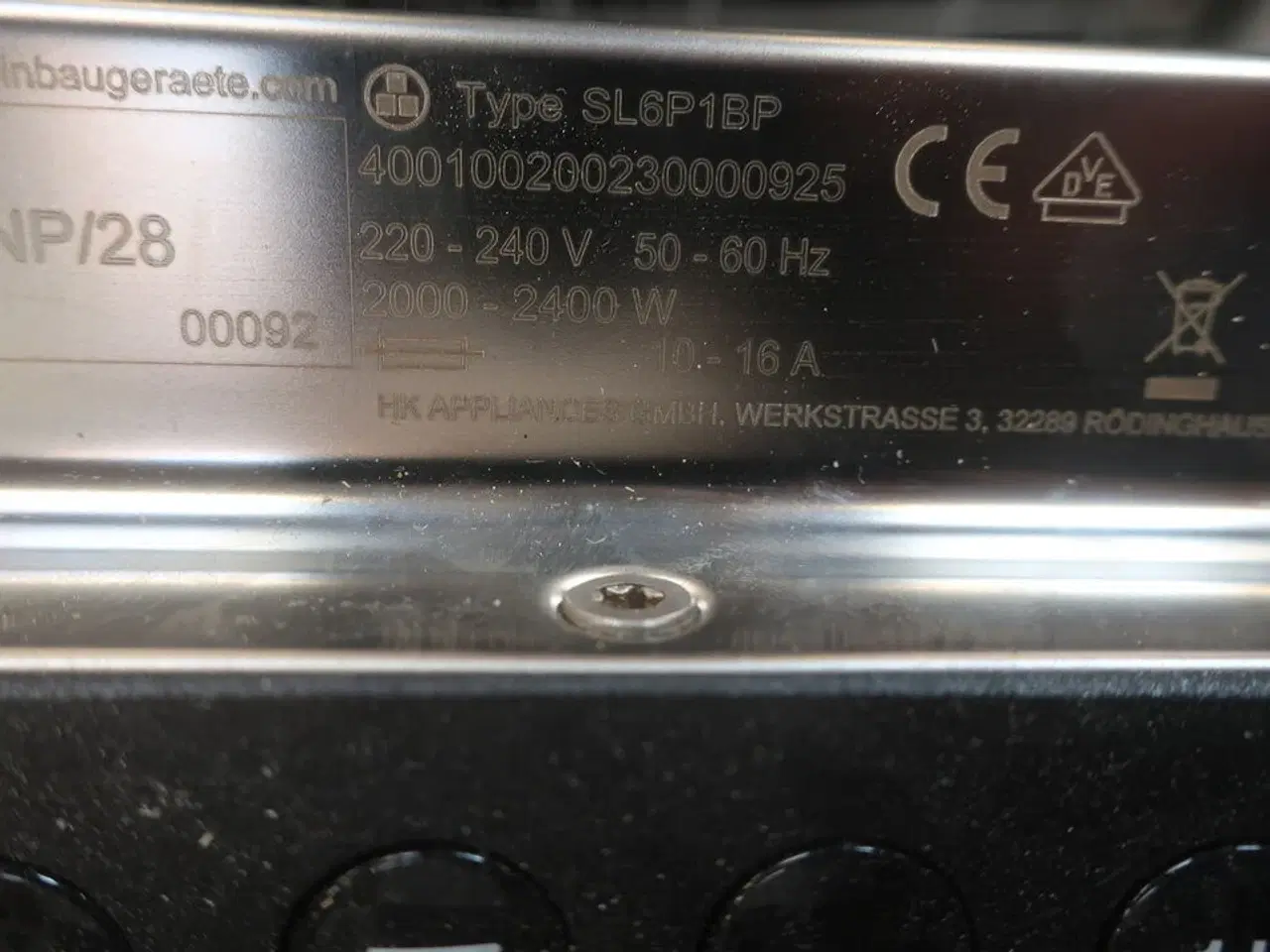 Billede 6 - Integreret opvaskemaskine BLAUPUNKT 5VF703NP/28