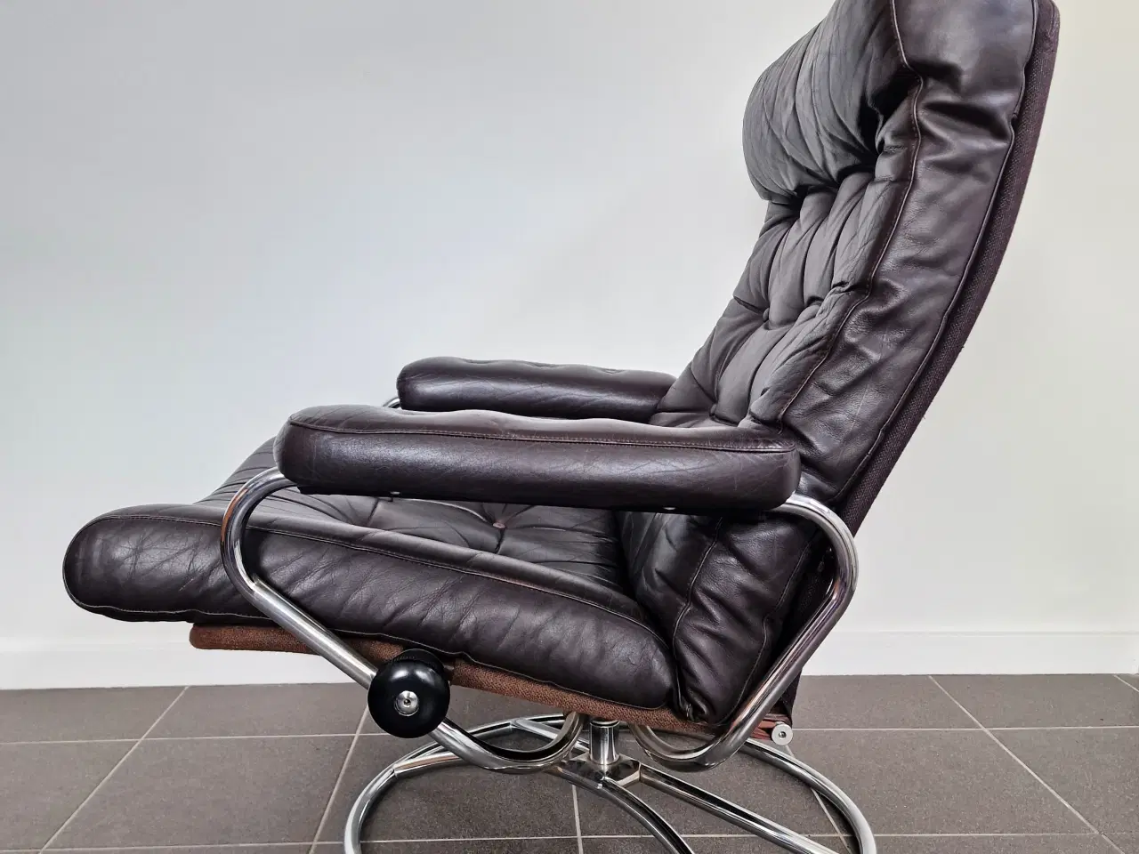 Billede 8 - Lækker norsk vintage "Stressless" lænestol. 