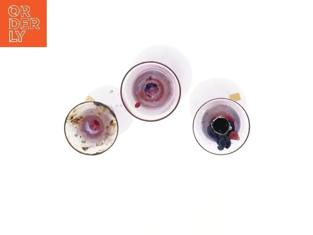 Billede 2 - Dekorative lysestager i glas (str. 23-35 cm)