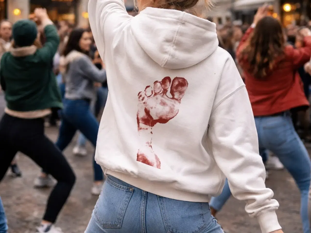 Billede 7 - Hvid sweatshirt fra Dansens dage 2011. I god stand