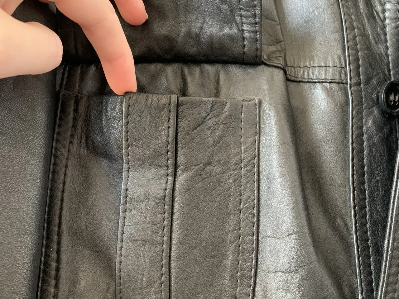 Billede 2 - Vintage herre skindjakke 