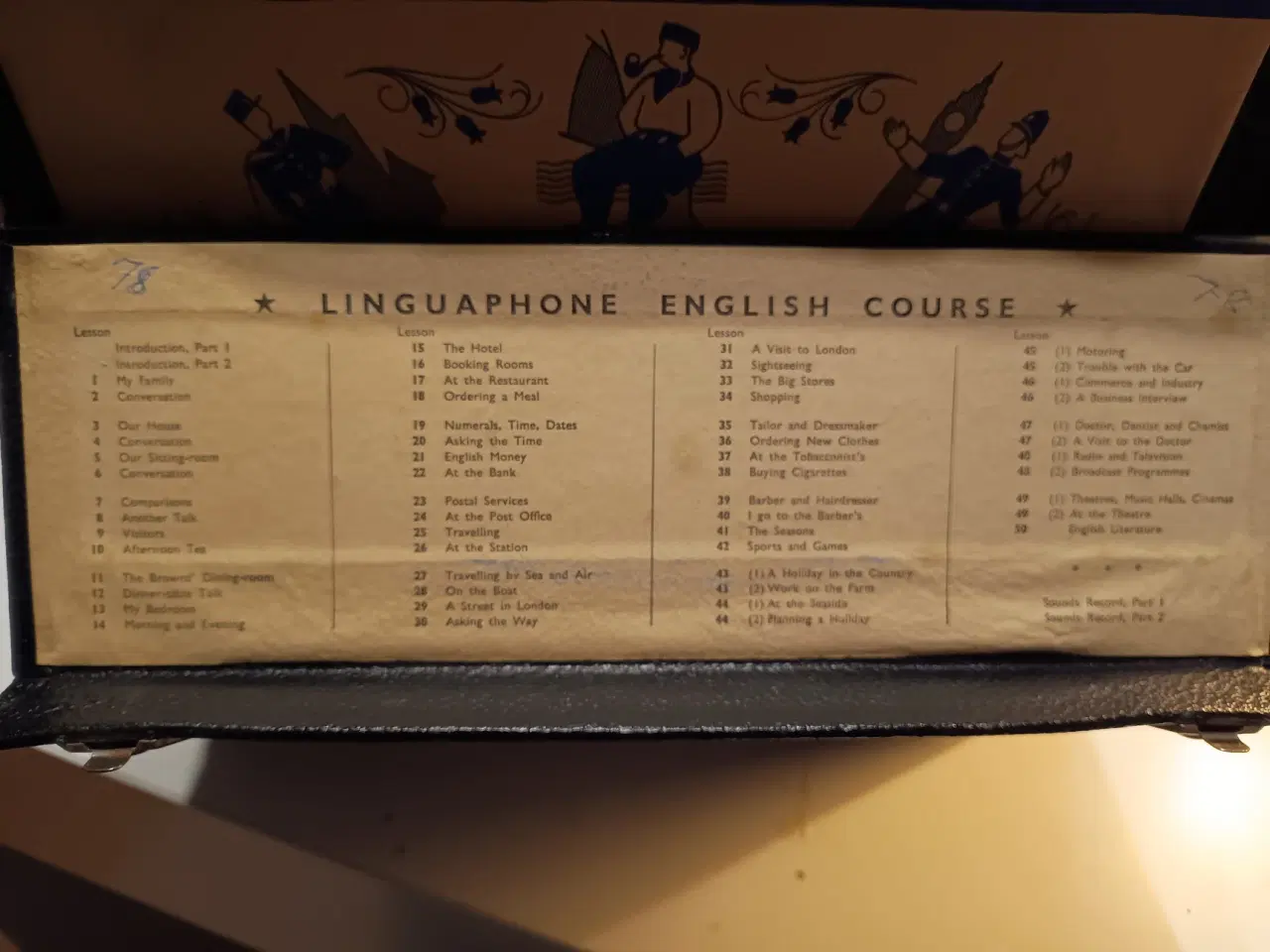 Billede 3 - Vintage engelsk kursus på plader