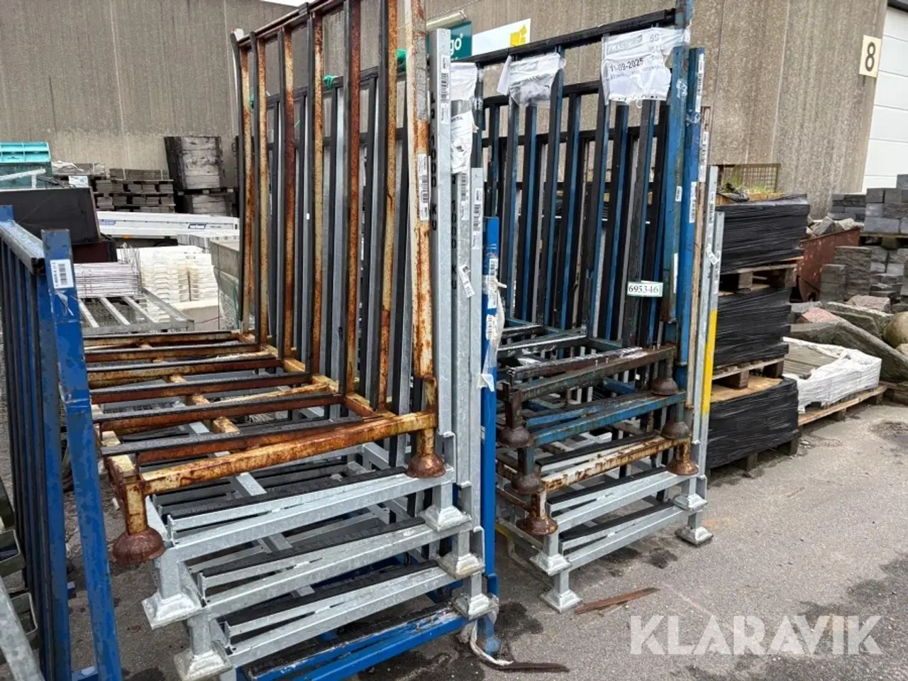 Billede 1 - Stål glasstativer Glassolution / scanglas 10 styk