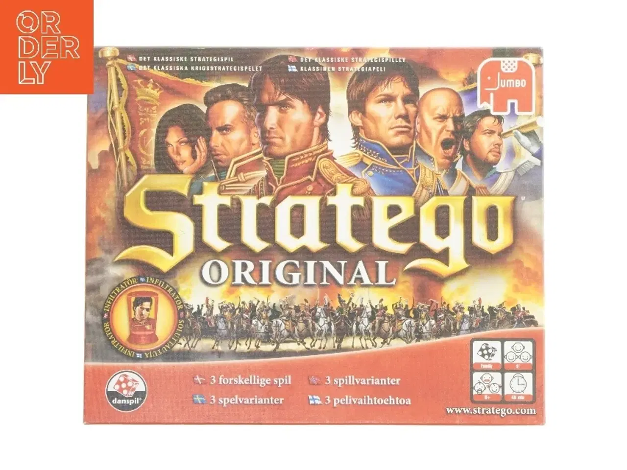 Billede 2 - Stratego Original brætspil fra Jumbo (str. 32x26 cm)