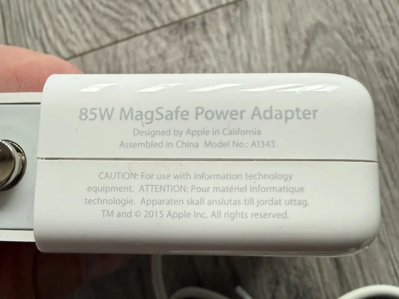 Billede 5 - Apple MagSafe 2 strømforsyning 85W til MacBook