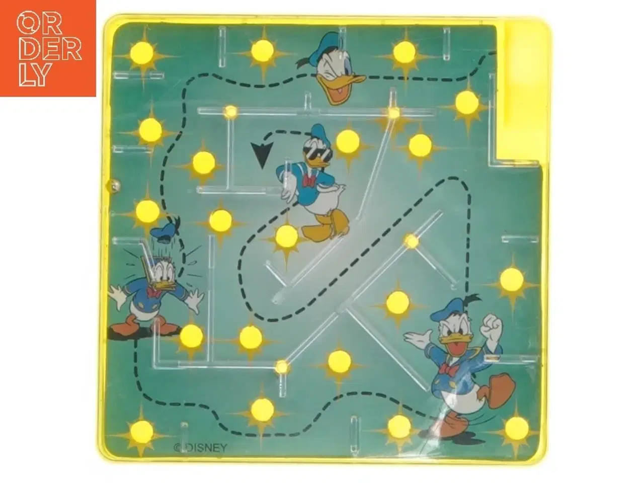 Billede 1 - Disney labyrint-spil med Anders And fra Disney (str. 10x10 cm)