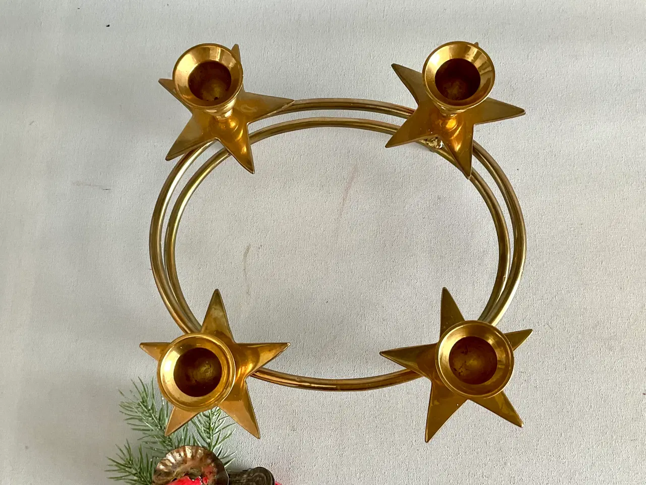 Billede 2 - Adventsstage i messing