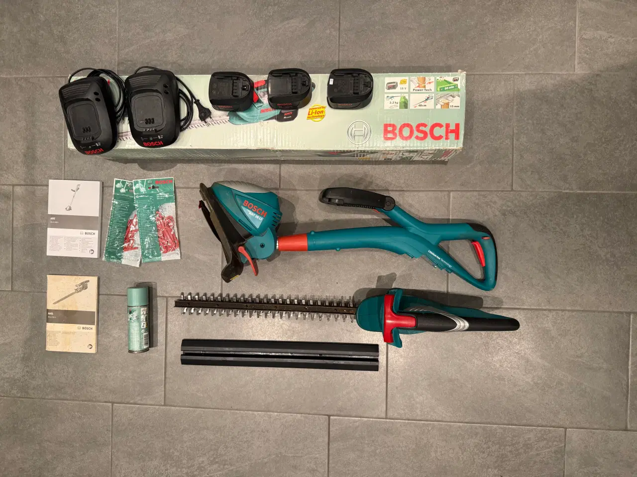Billede 4 - Batteri-hækkeklipper og kantklipper