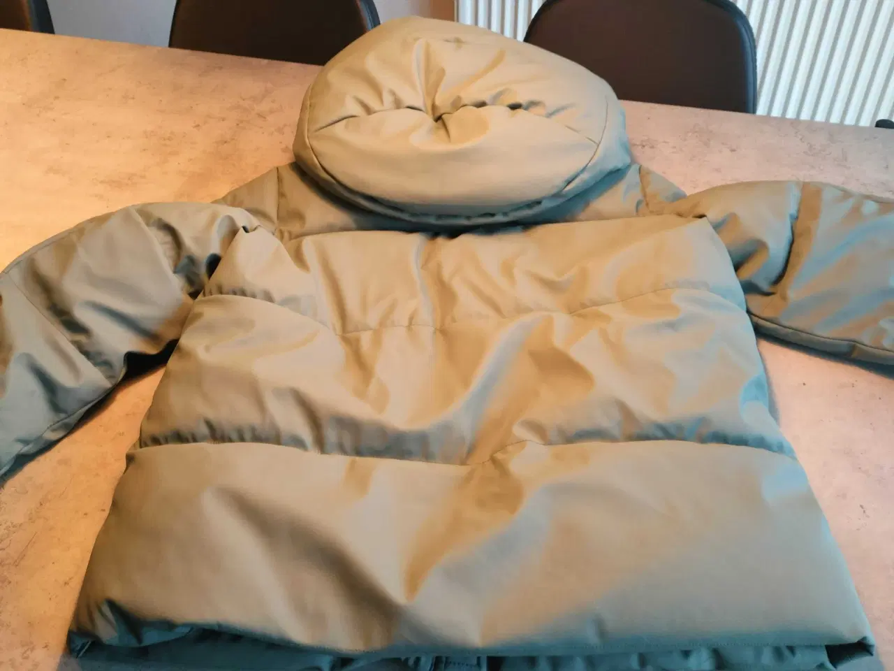 Billede 5 - Lækker vinterjakke, støvet grøn