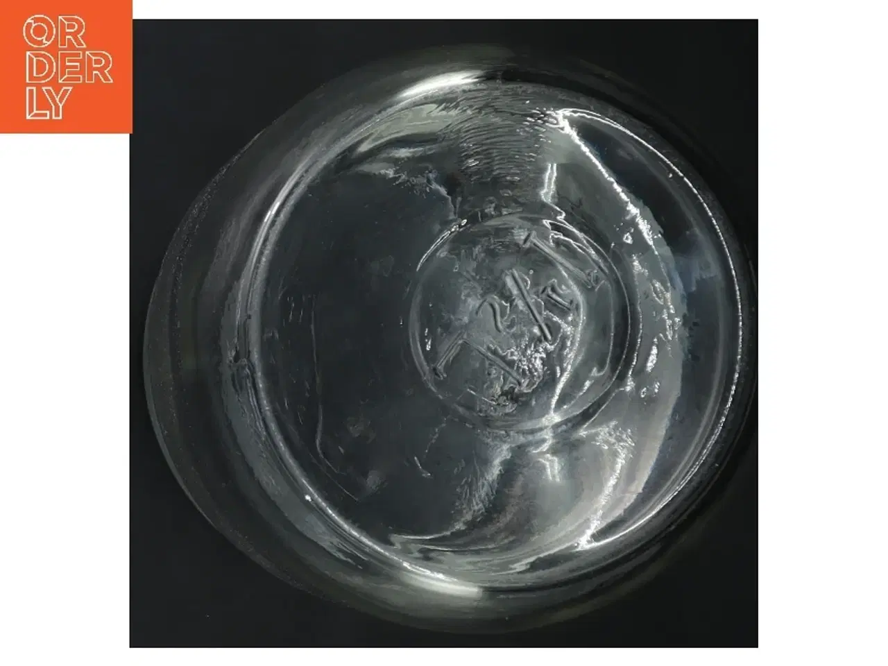 Billede 2 - Glaskrukke med låg fra Danaglas (str. Ø 11,5 cm længde 17,5 cm)