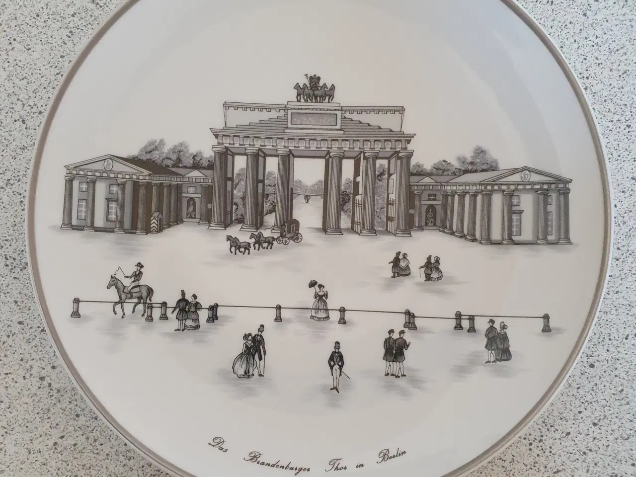 Billede 1 - Platte med Brandenburger Tor
