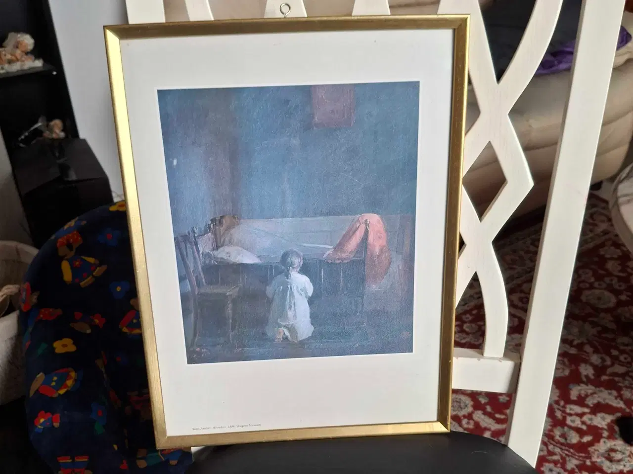 Billede 6 - Smukt Anna Ancher Tryk - "Aftenbøn" (1888) 