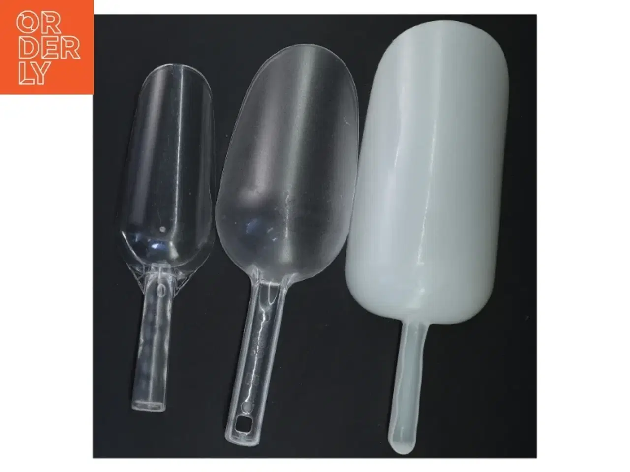 Billede 4 - Skeer til isterninger (str. 25 x 7,5 x 5,5 cm 30 x 10 x 6 cm 32 x 11 x 6 cm)