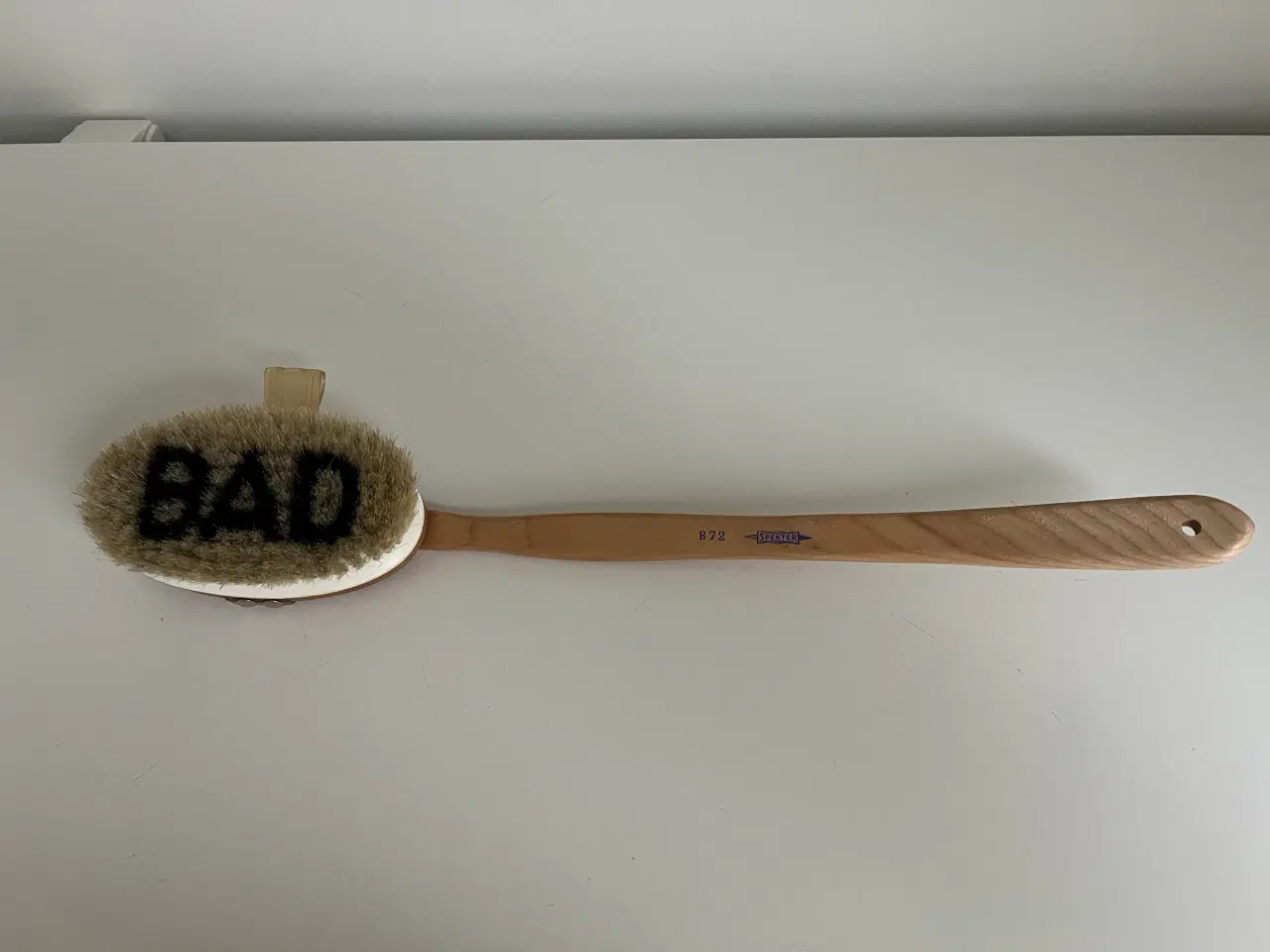 Billede 1 - Badebørste m/træskaft & naturhår