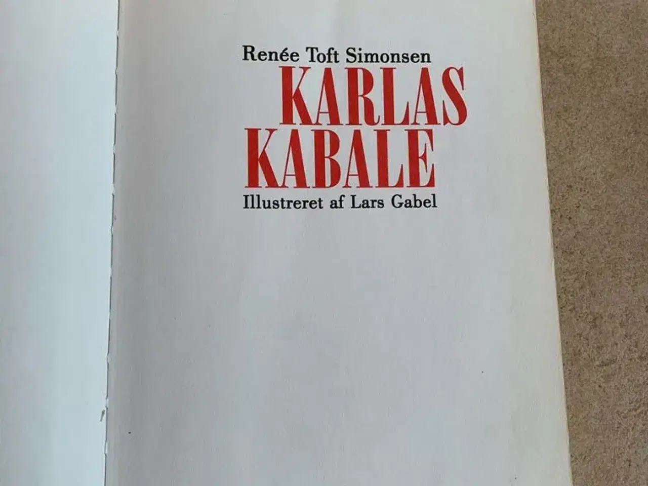 Billede 5 - Karlas kabale bog
