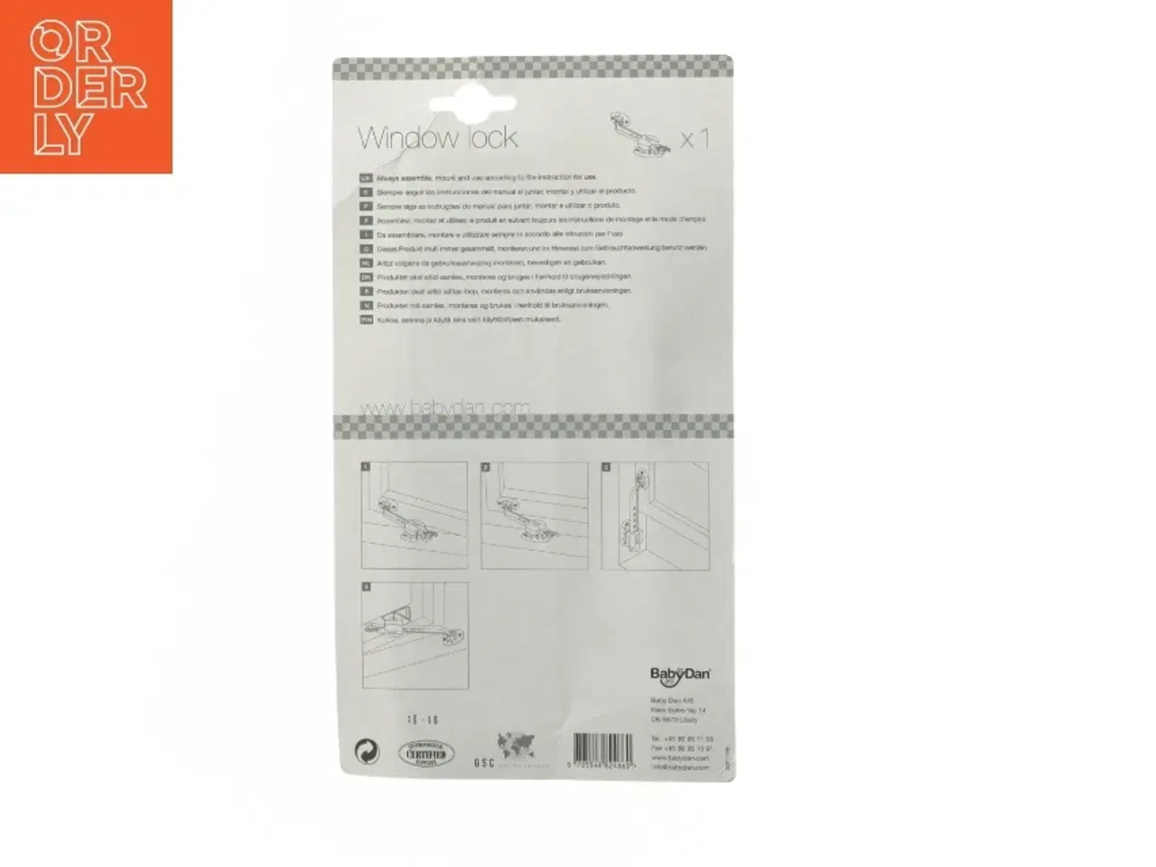 Billede 2 - Vindueslås BabyDan fra BabyDan