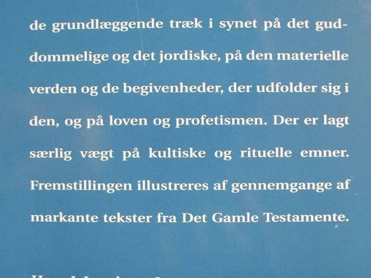 Billede 4 - gammeltestamentlig religion - en indføring, af han