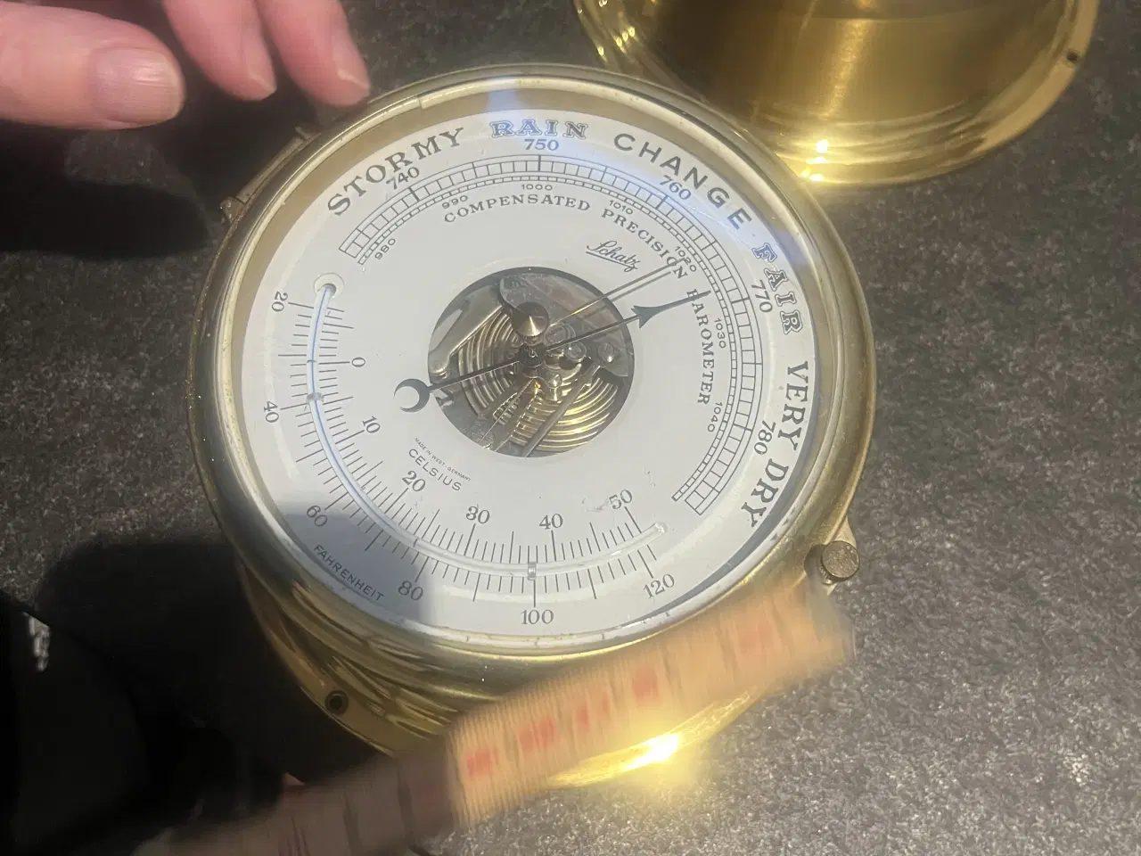 Billede 5 - Vintage Schatz skibsur & barometer – West Germany 