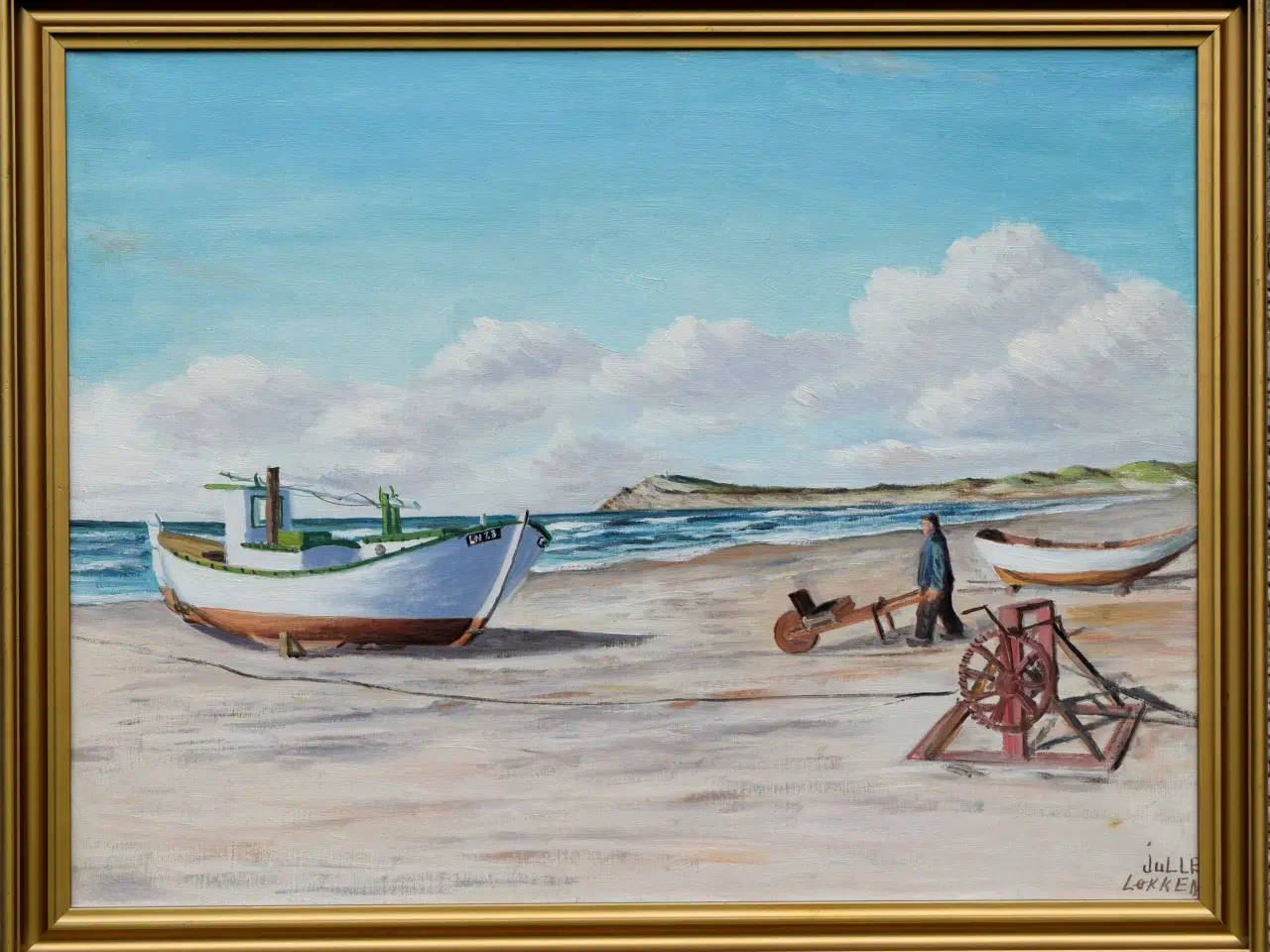 Billede 1 - Maleri af Julius Thorvald Jensen:julle (1905-1975)