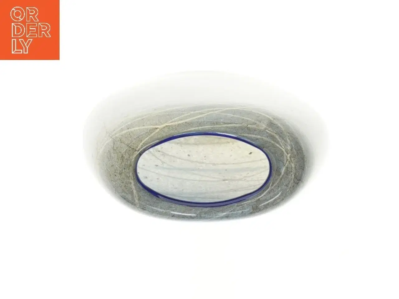 Billede 3 - Svensk glasvase med specielt mønster (str. 22,5 cm)