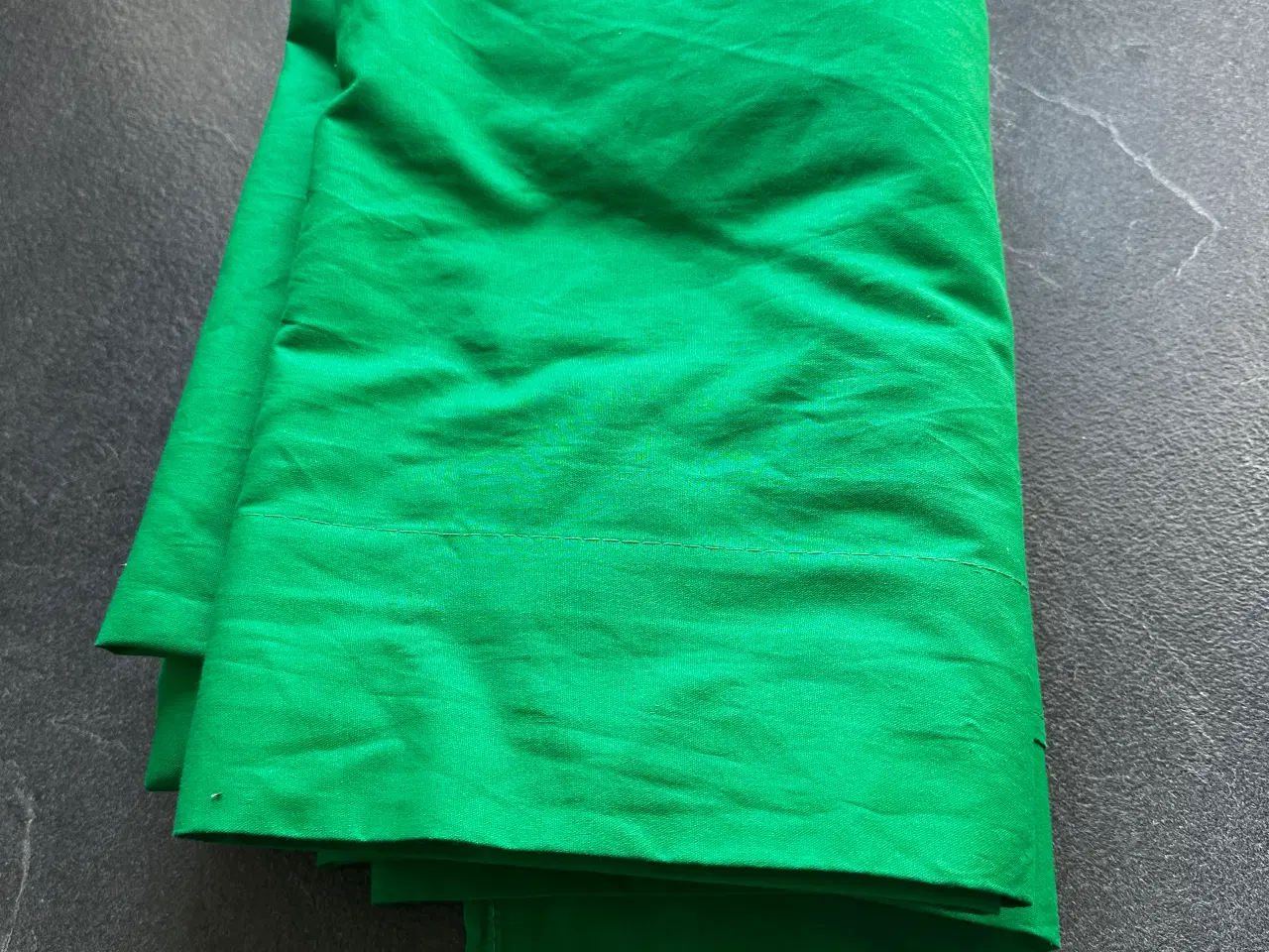 Billede 1 - Greenscreen stof i grøn - Helt nye