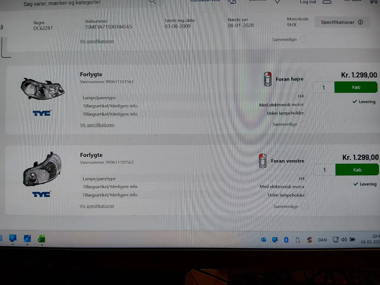 Billede 11 - Suzuki SX4 forlygter.