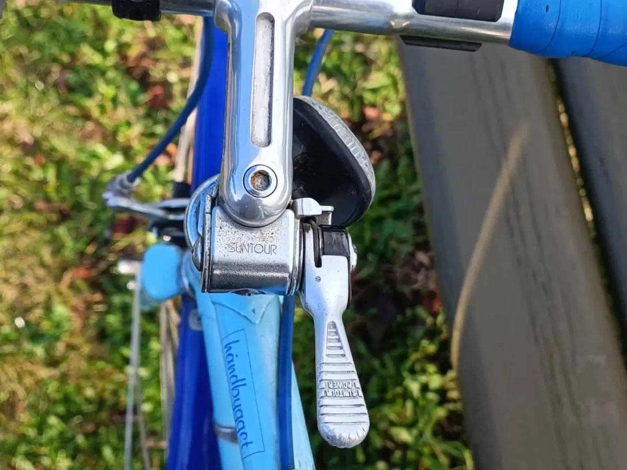 Billede 5 - Flot retrocykel i blå og lyseblå