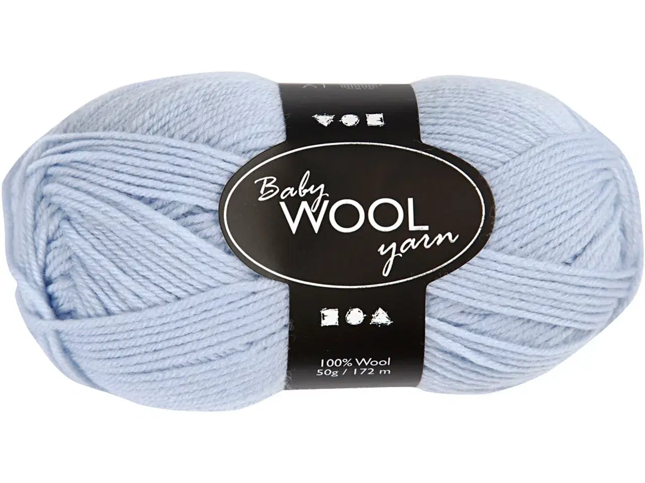Billede 1 - Blødt Lyseblåt Babygarn - 172 m, 50g