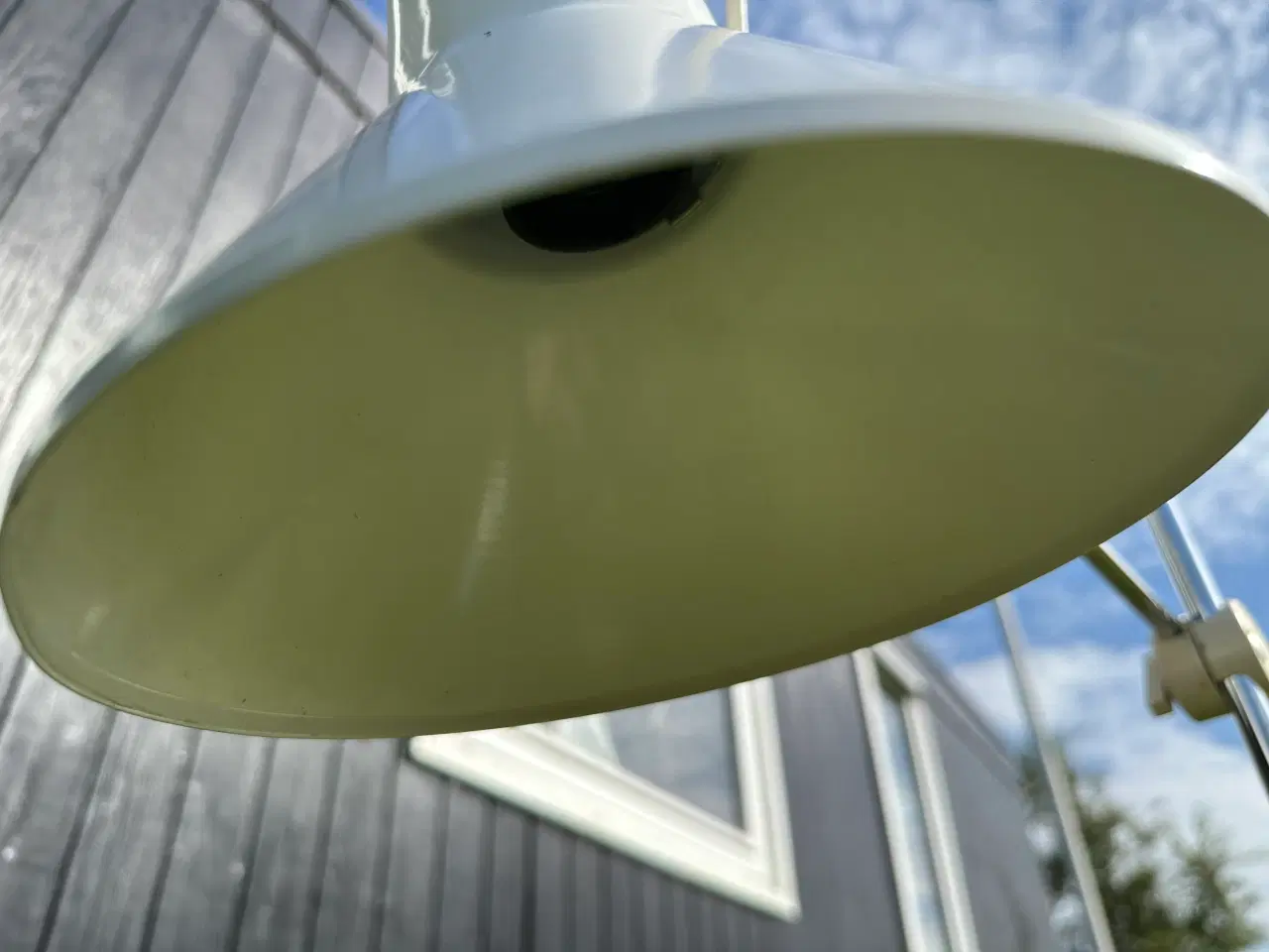 Billede 8 - Retro standerlampe i chrome og hvid